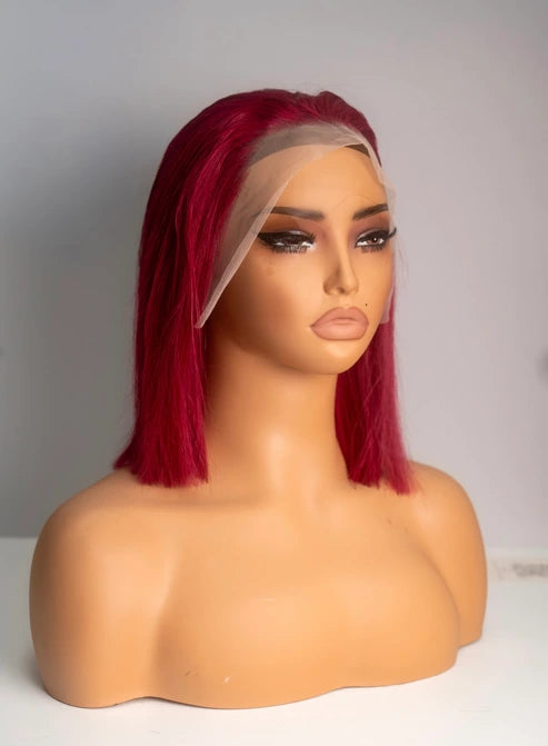 Layered Natural Bob Wig (10–14”) – Multiple Colors